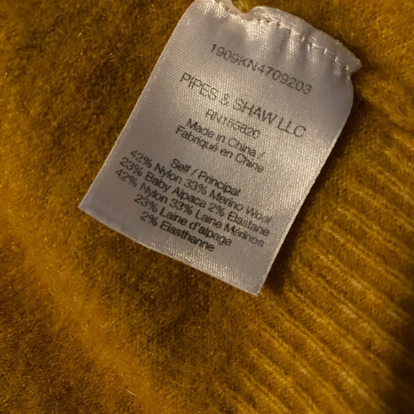 Veronica Beard Mustard Cardigan with Belt - Picture 4 of 5